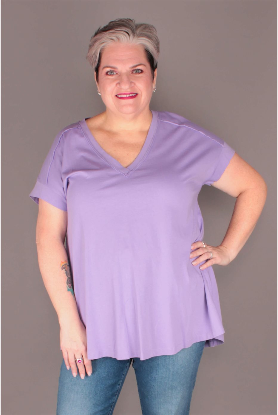 Tunique Tee-Shirt Lilas